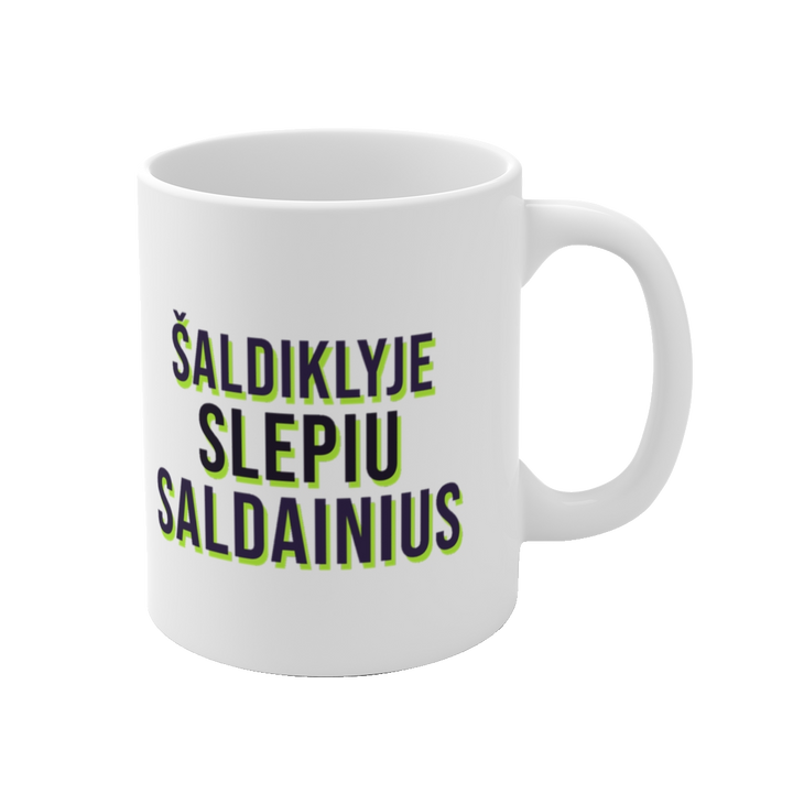 Šaldiklyje slepiu saldainius