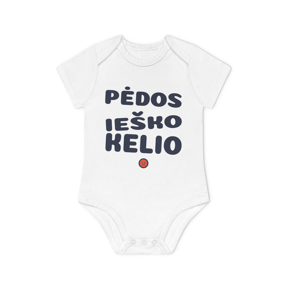 Pėdos ieško kelio.