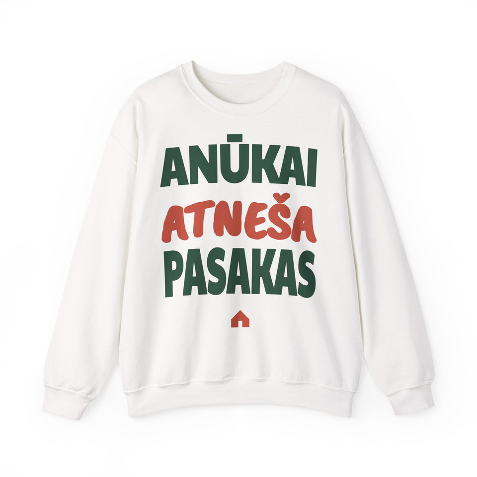 Anūkai atneša pasakas.