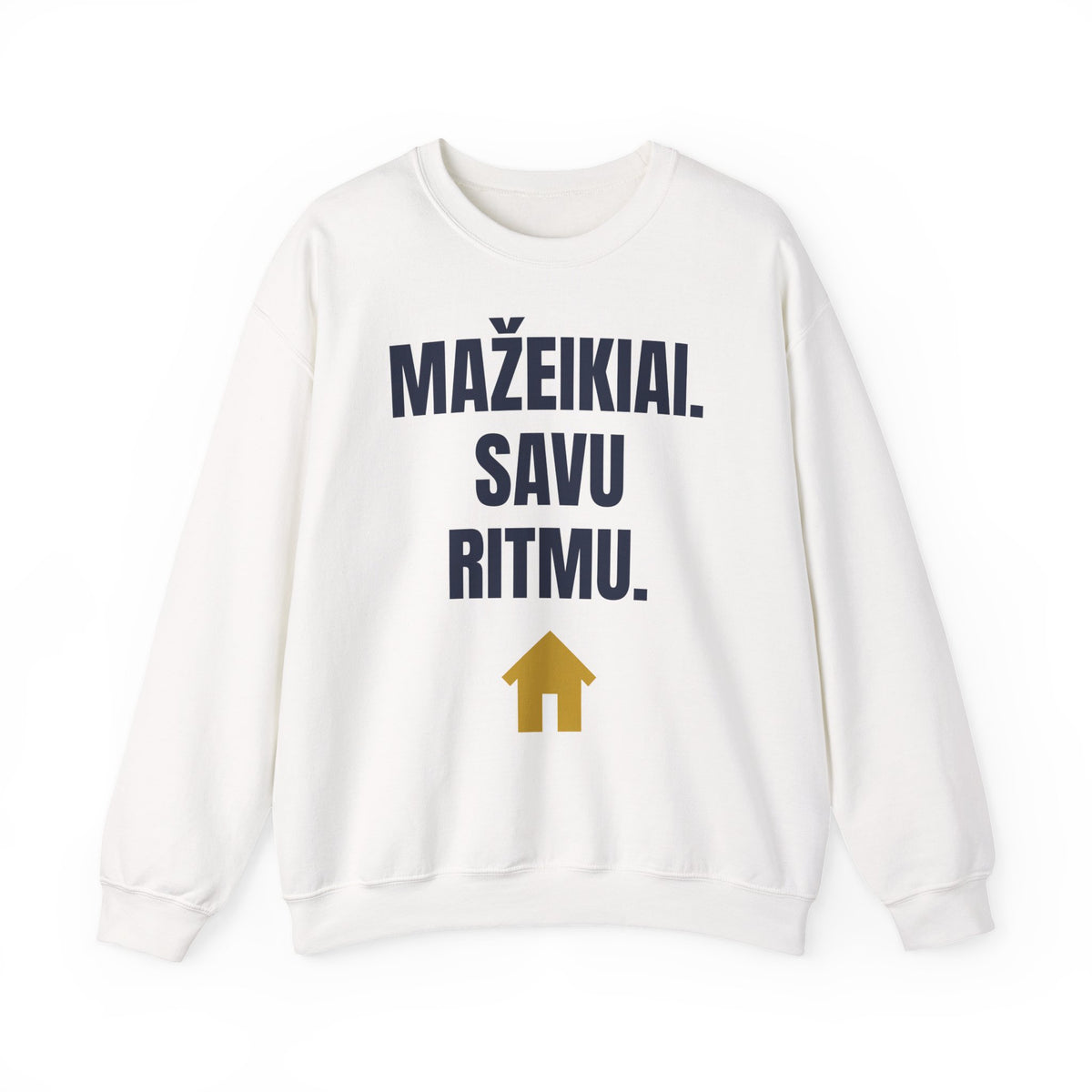 Mažeikiai. Savu ritmu. — Džemperis, spauda priekyje