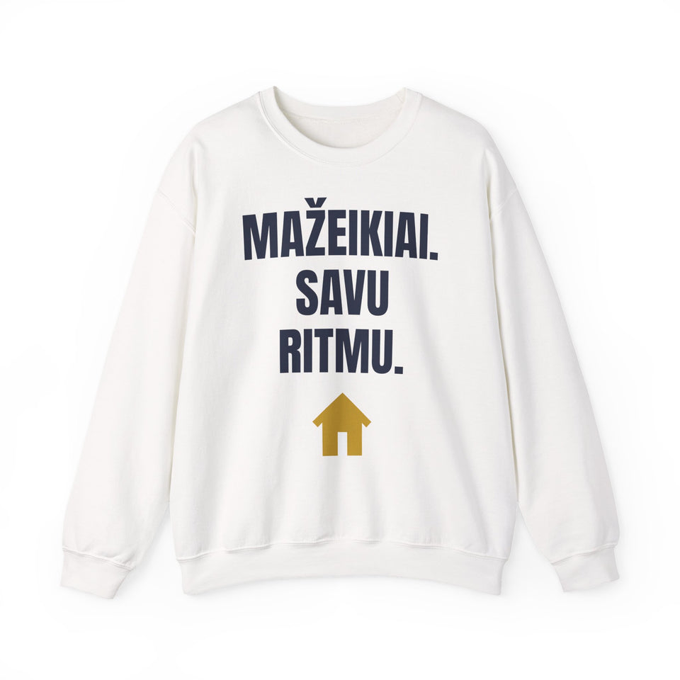 Mažeikiai. Savu ritmu. — Džemperis, spauda priekyje