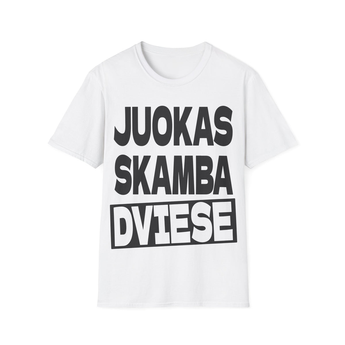 Juokas skamba dviese.