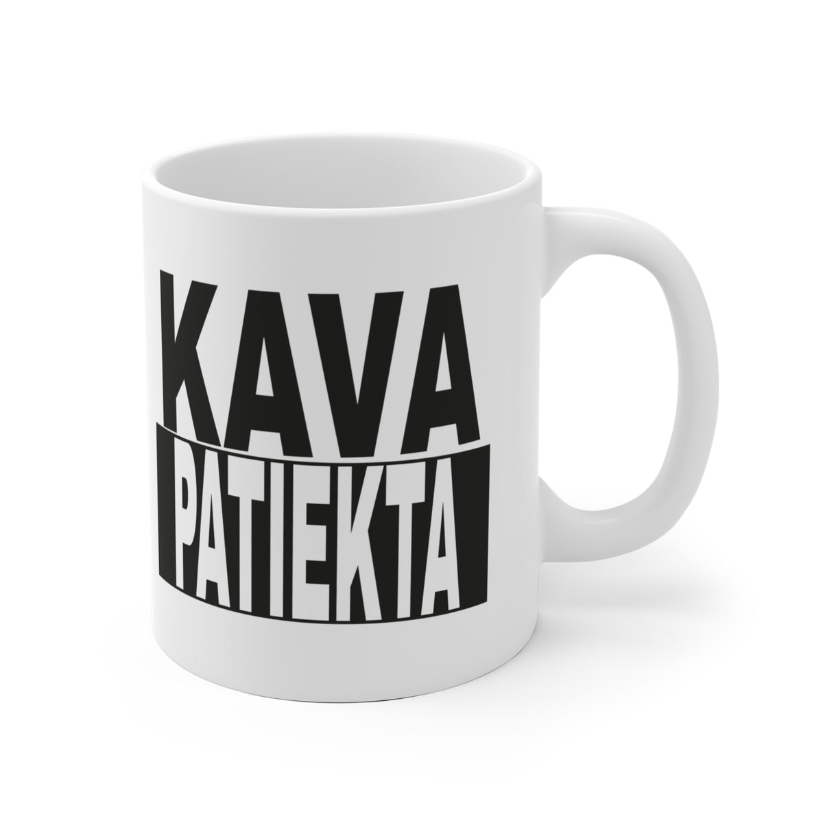 Kava patiekta.