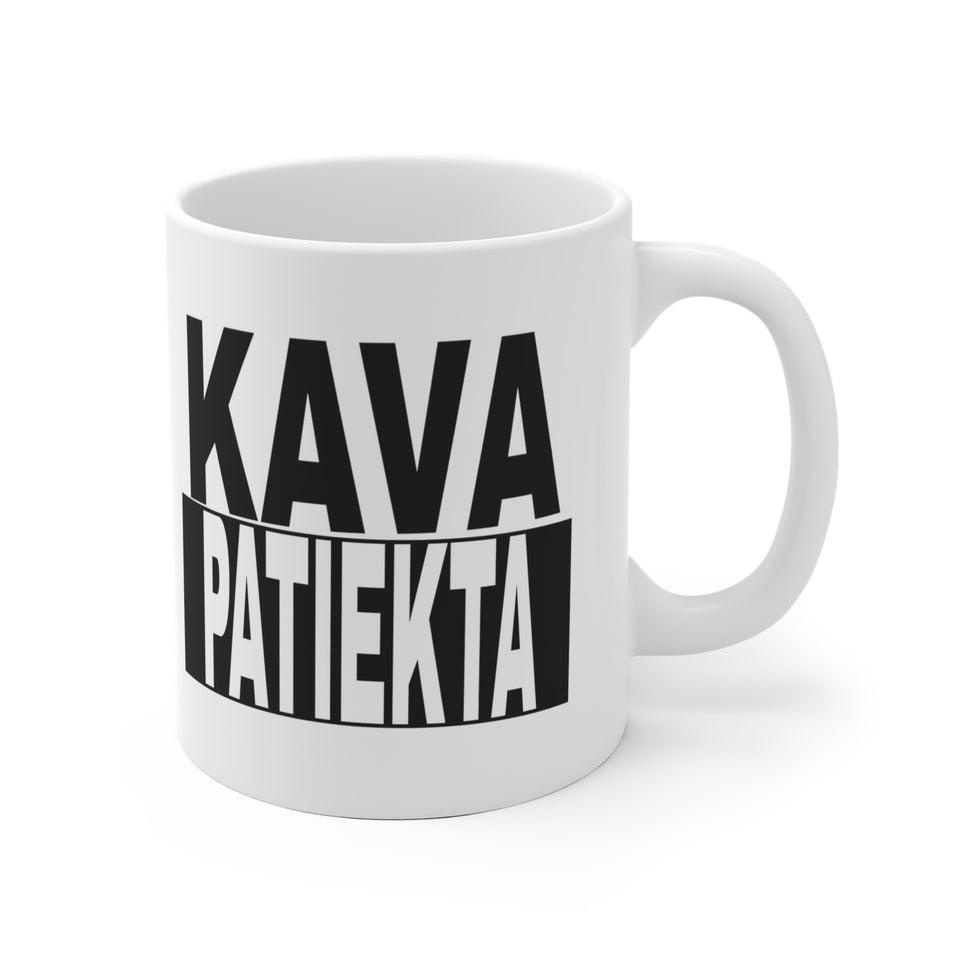 Kava patiekta.
