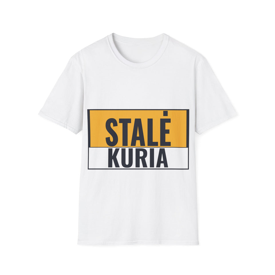 Stalė kuria.