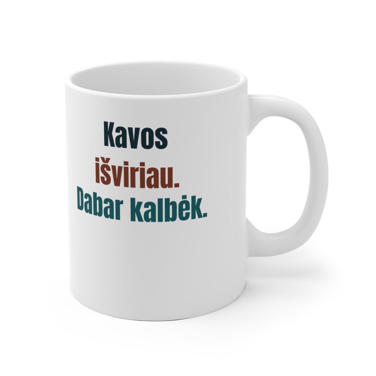 Kavos išviriau. Dabar kalbėk.