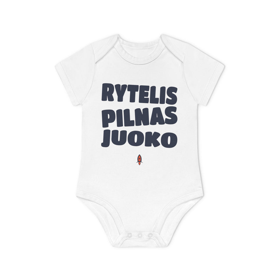 Rytelis pilnas juoko.