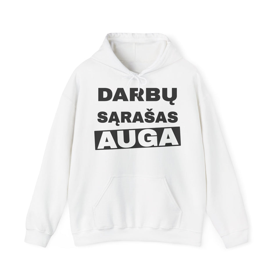 Darbų sąrašas auga.