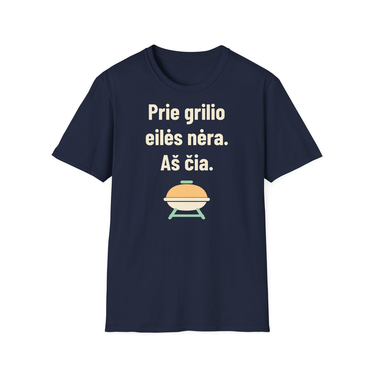 Prie grilio eilės nėra. Aš čia.