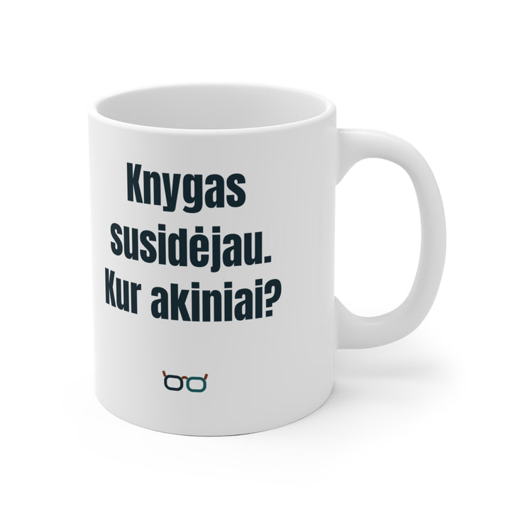 Knygas susidėjau. Kur akiniai?