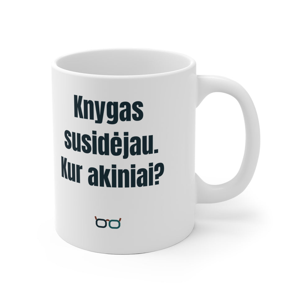 Knygas susidėjau. Kur akiniai?