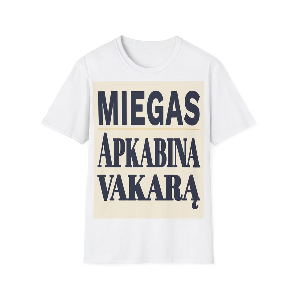 Miegas apkabina vakarą.
