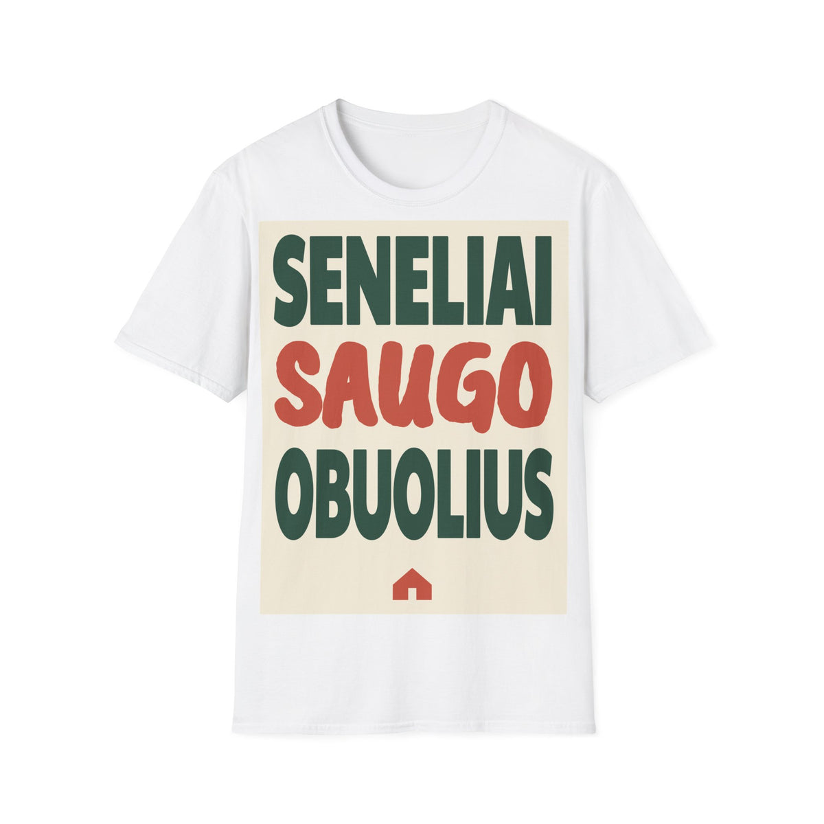 Seneliai saugo obuolius.