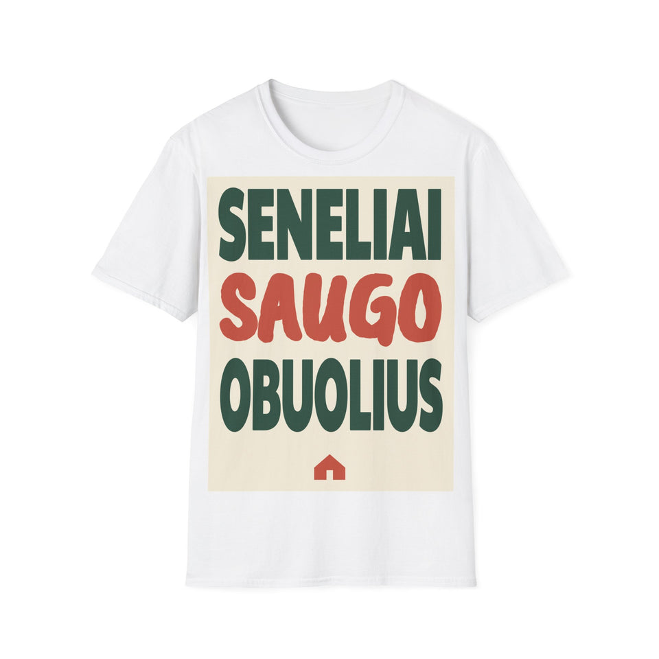 Seneliai saugo obuolius.