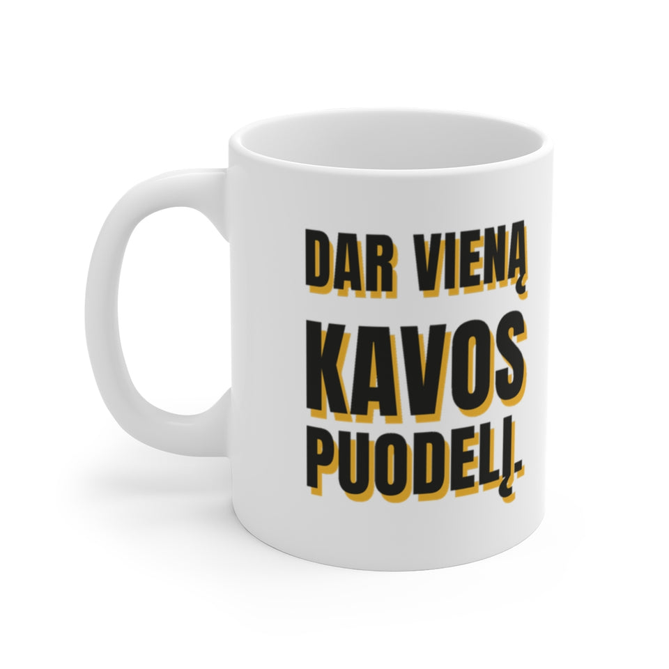 Kava papildyta.