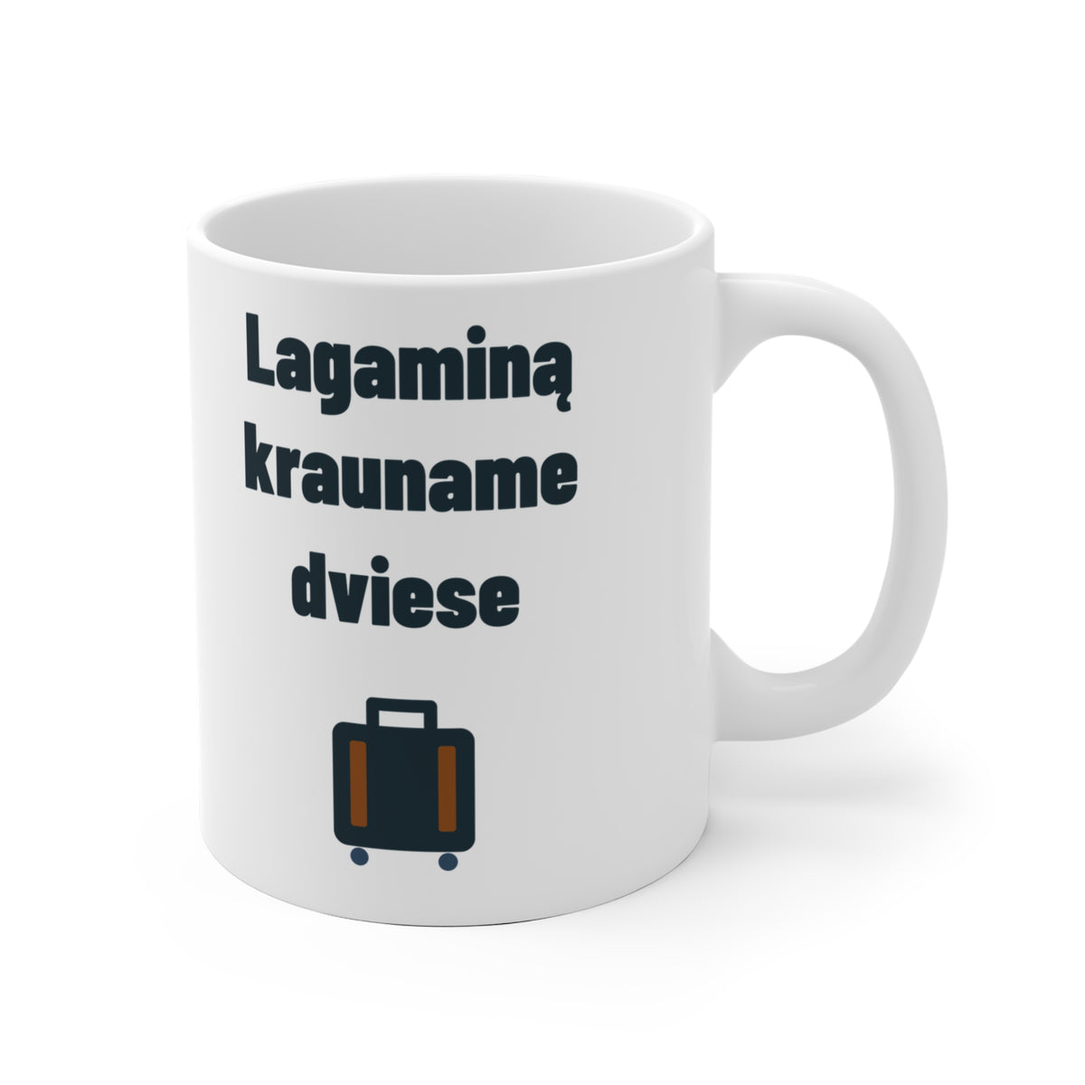 Lagaminą kraunam dviese. Vietos – vienam.