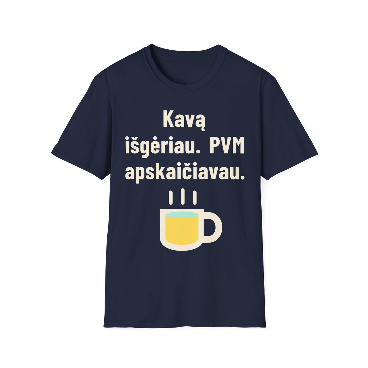 Kavą išgėriau. PVM apskaičiavau.
