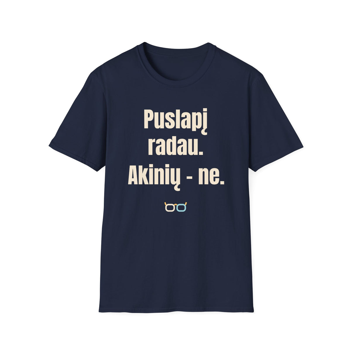 Puslapį radau. Akinių – ne.