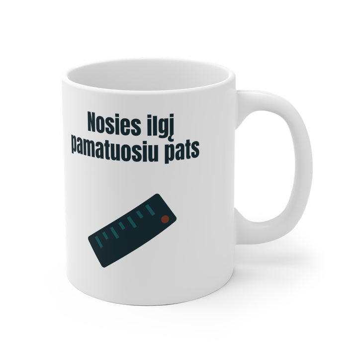 Nosies ilgį pamatuosiu pats
