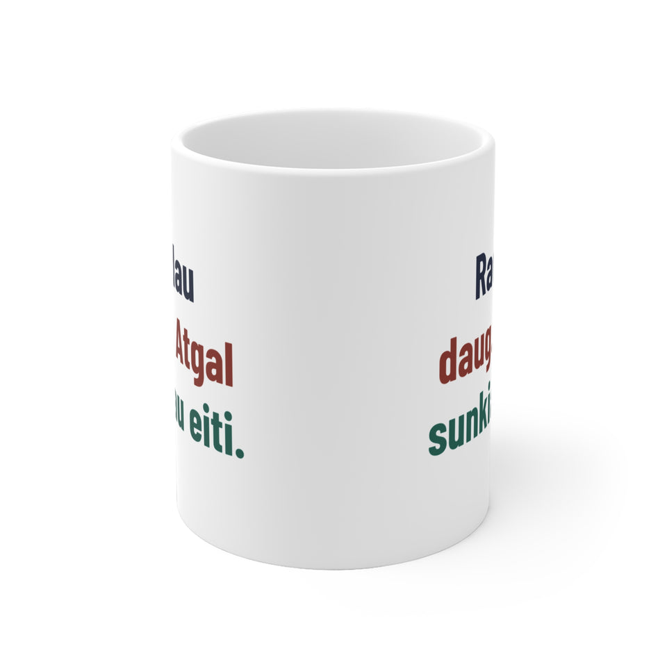 Radau daug. Atgal sunkiau eiti.