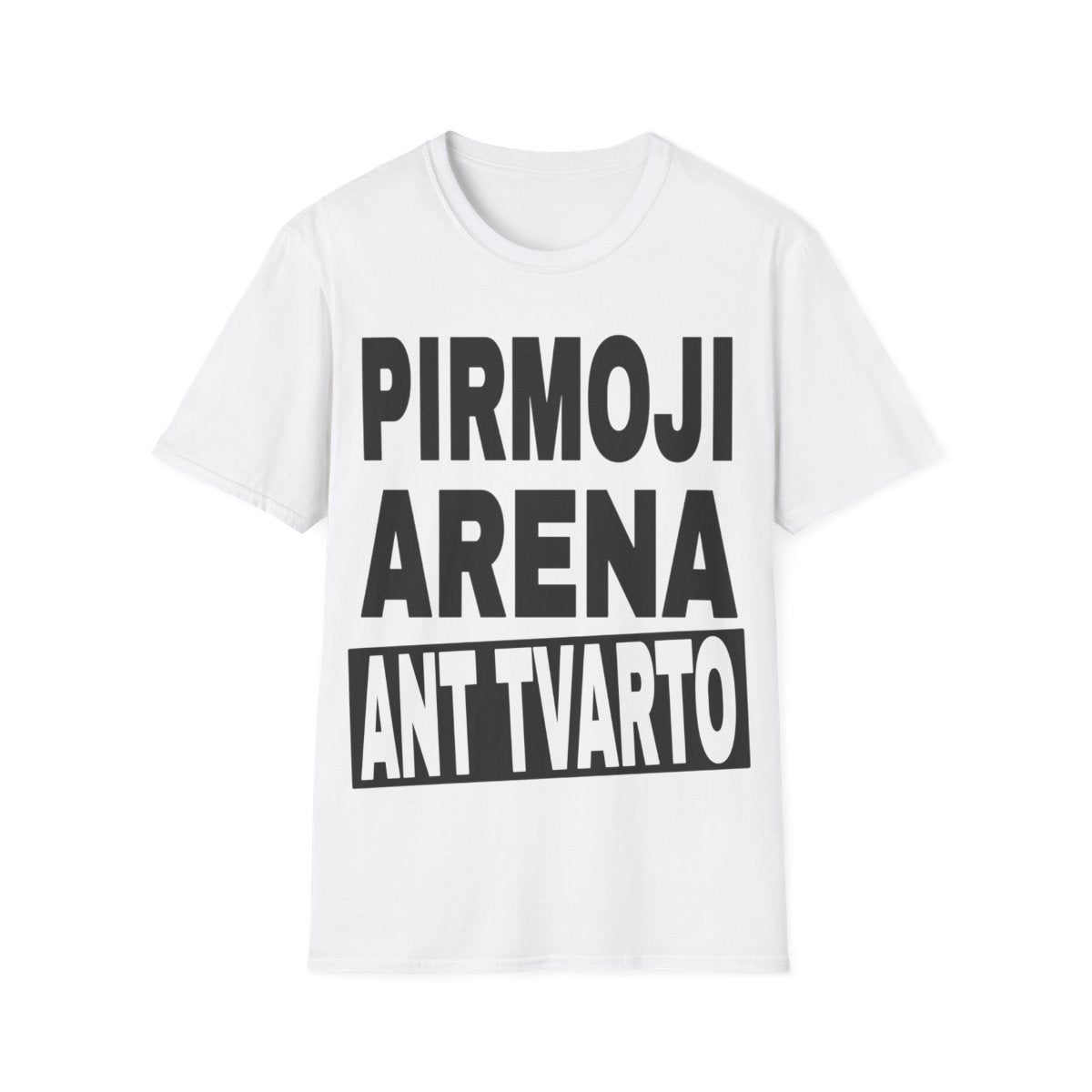 Pirmoji arena – ant tvarto – spaudos pusė