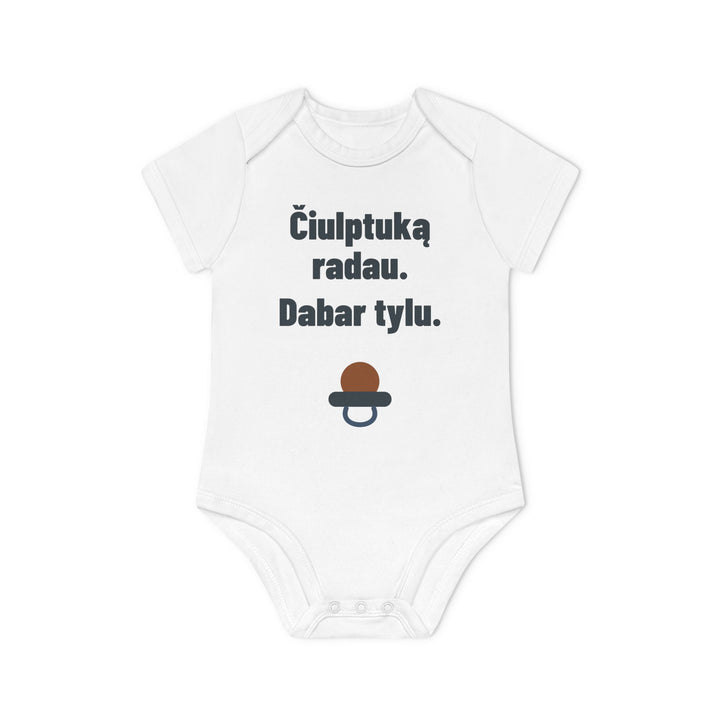 Čiulptuką radau. Dabar tylu.