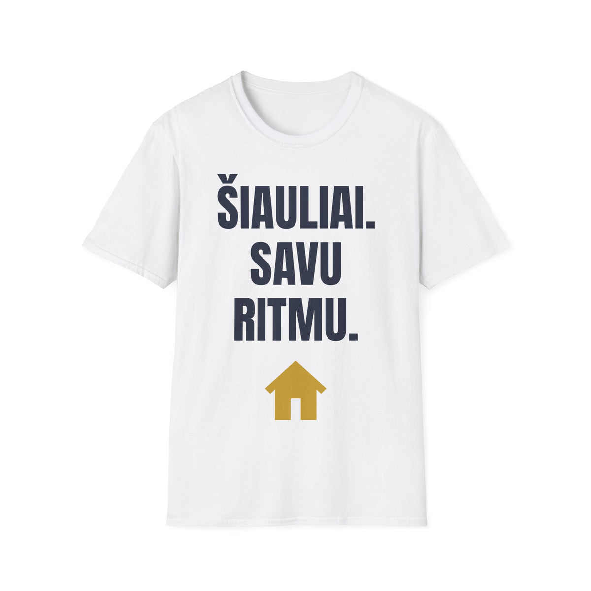Šiauliai. Savu ritmu. — Marškinėliai, spauda priekyje