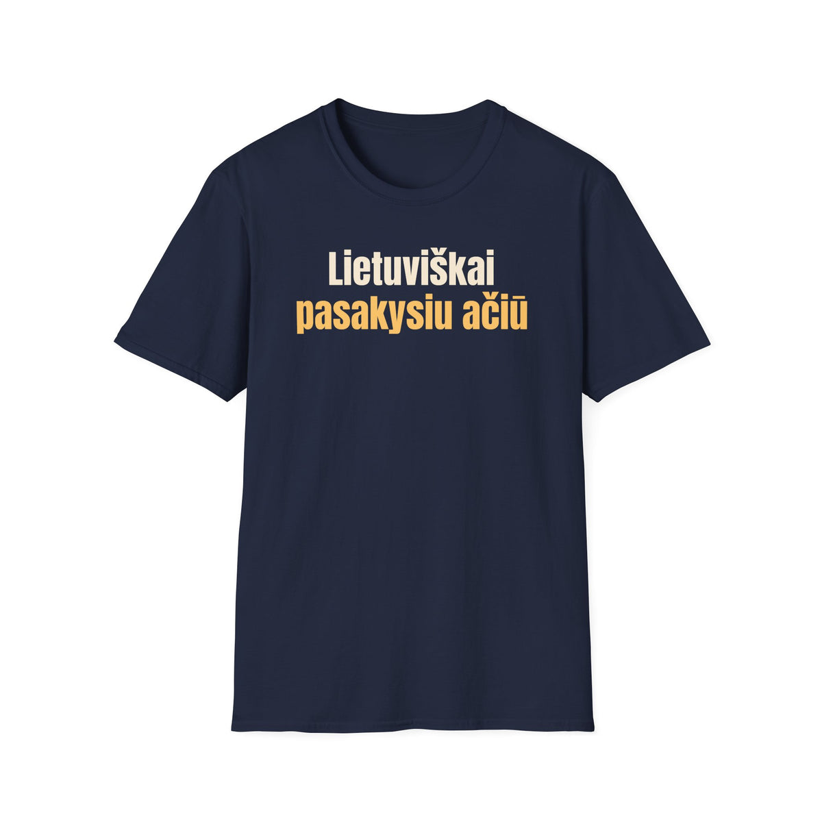 Lietuviškai pasakysiu ačiū