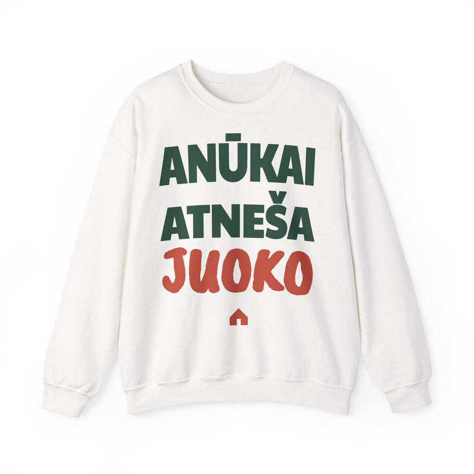 Anūkai atneša juoko.