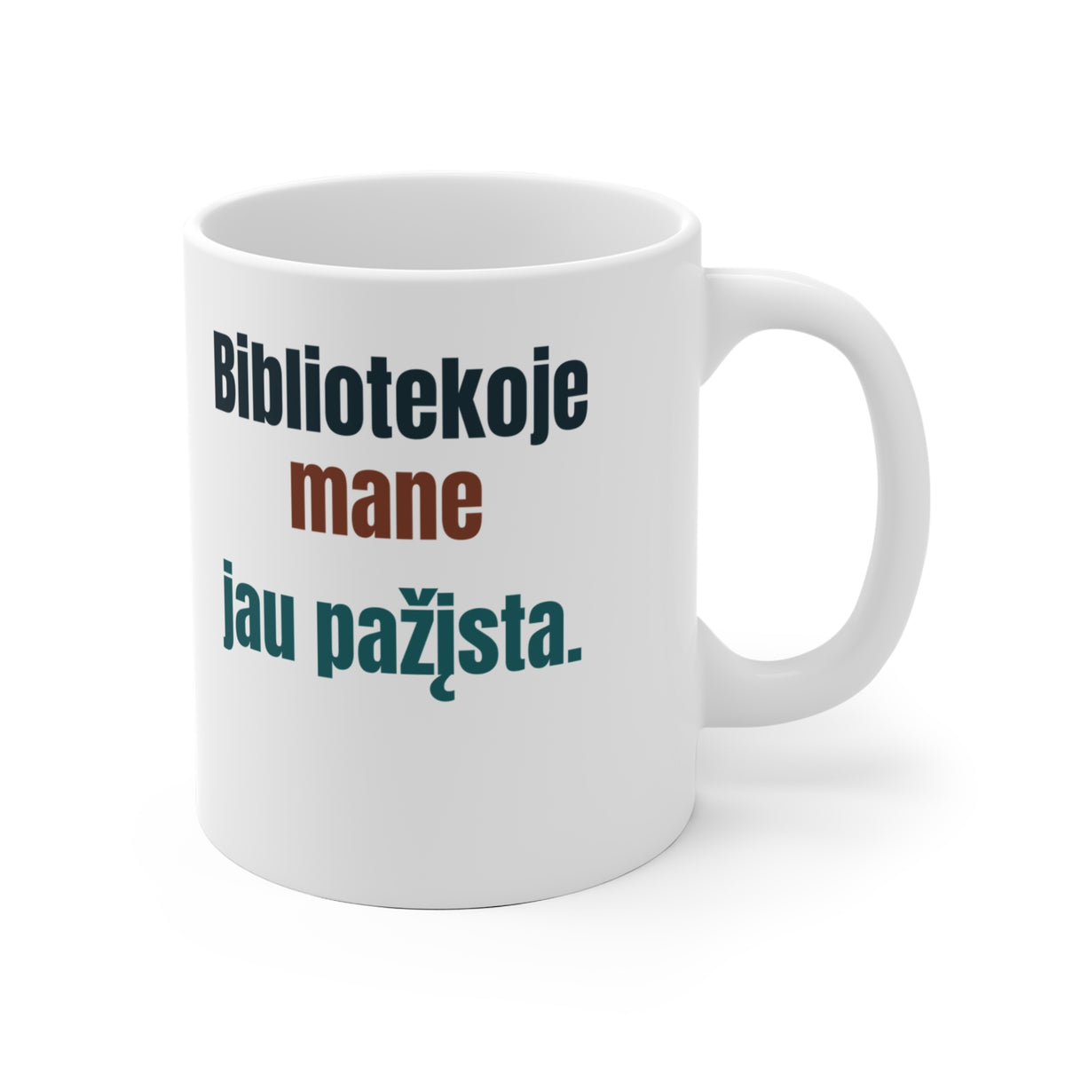 Bibliotekoje mane jau pažįsta.