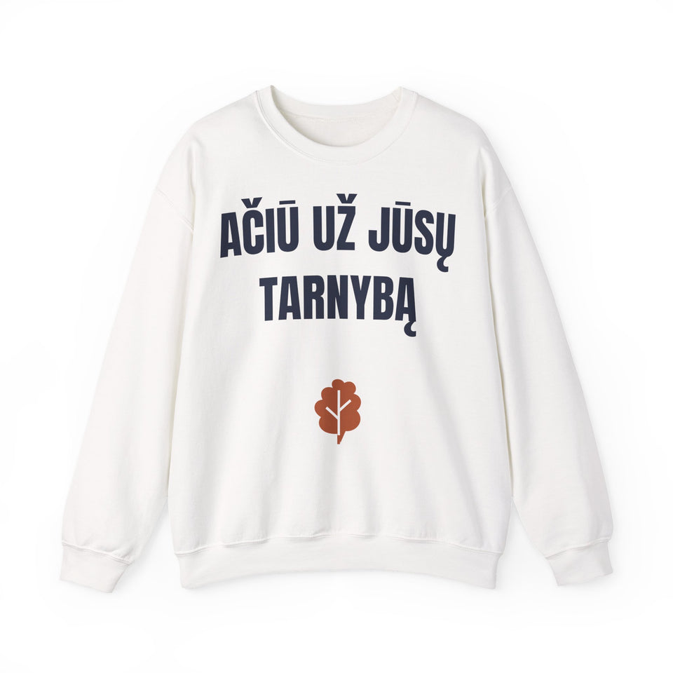 Ačiū už Jūsų tarnybą — Džemperis, spaudos vaizdas