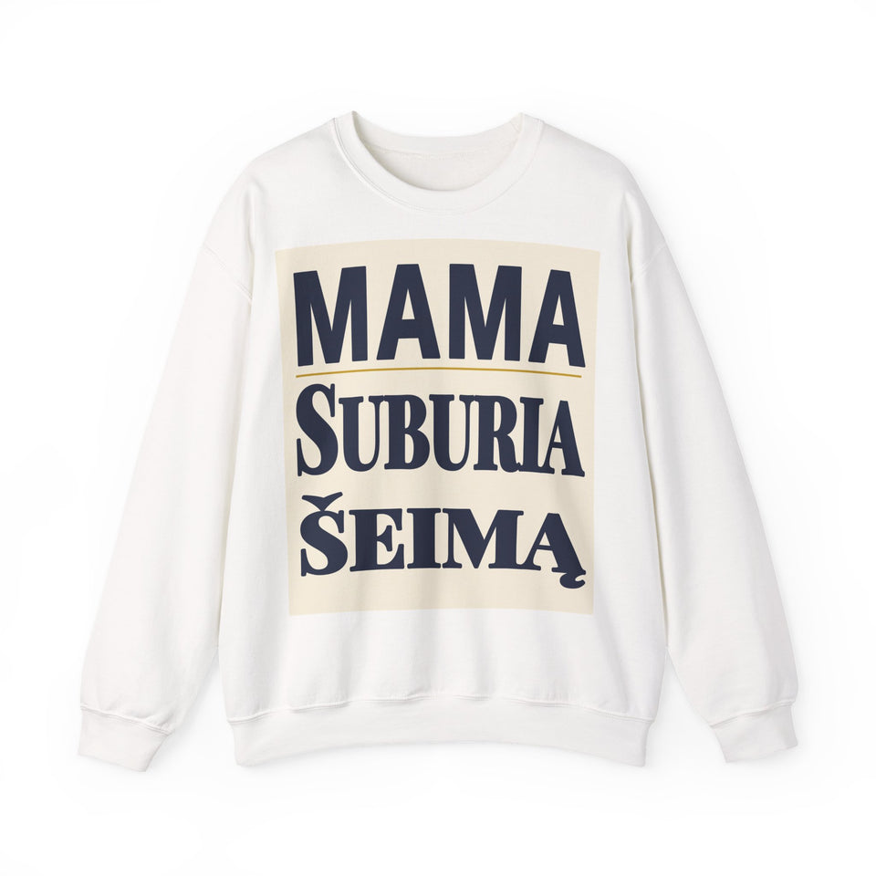 Mama suburia šeimą.