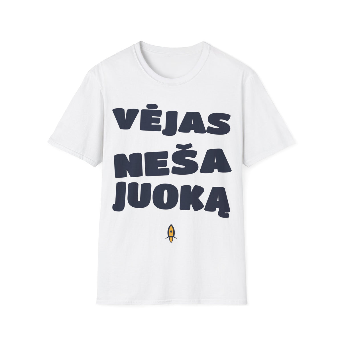 Vėjas neša juoką.