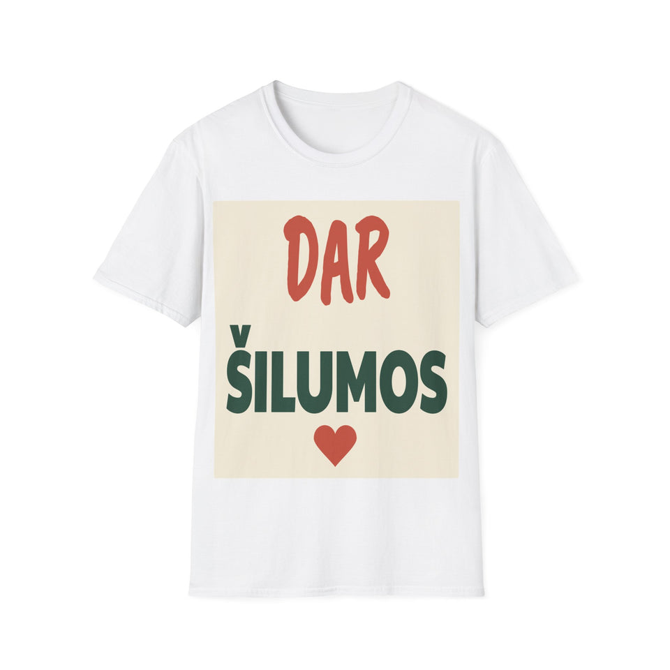 Dar šilumos. Anūkams visada. – Dar šilumos. Anūkams visada – marškinėliai, spaudos vaizdas