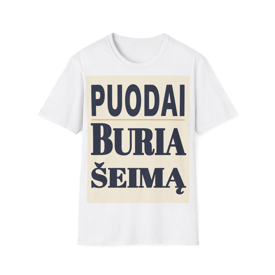 Puodai buria šeimą.
