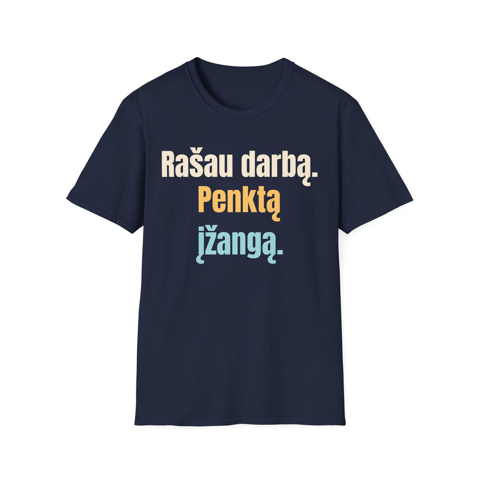 Rašau darbą. Penktą įžangą.
