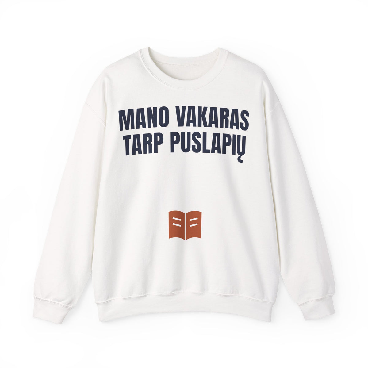 Mano vakaras tarp puslapių — Džemperis, spaudos vaizdas