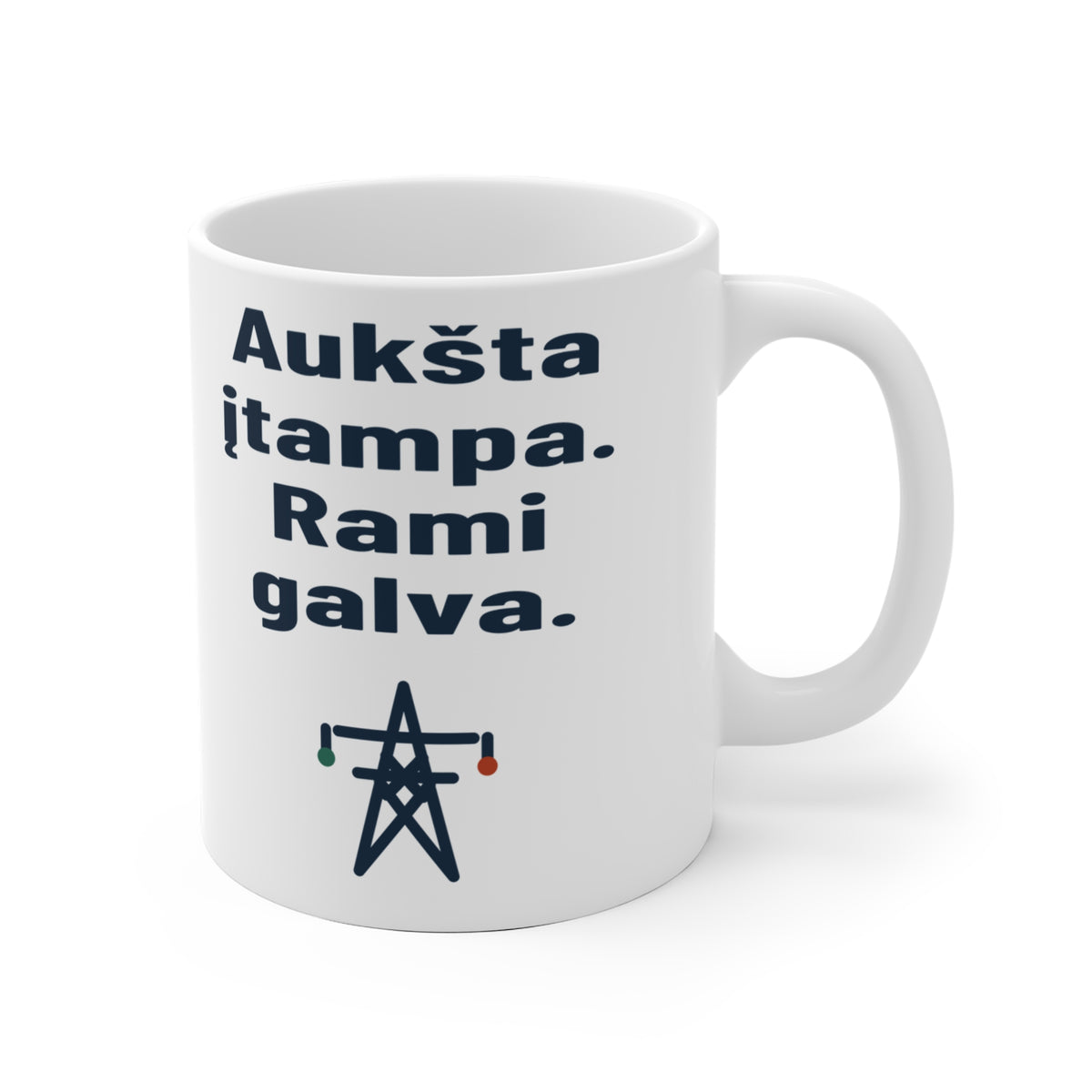 Aukšta įtampa. Rami galva.