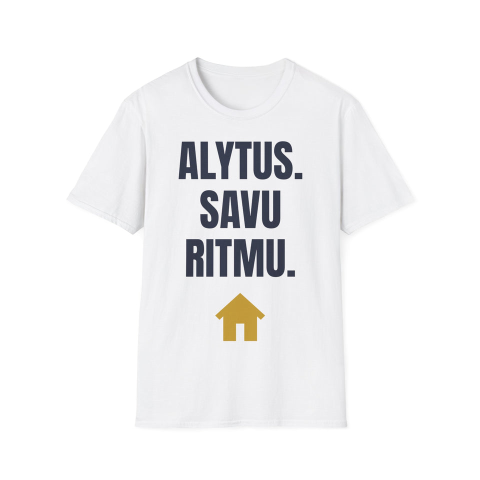 Alytus. Savu ritmu. — Marškinėliai, spauda priekyje