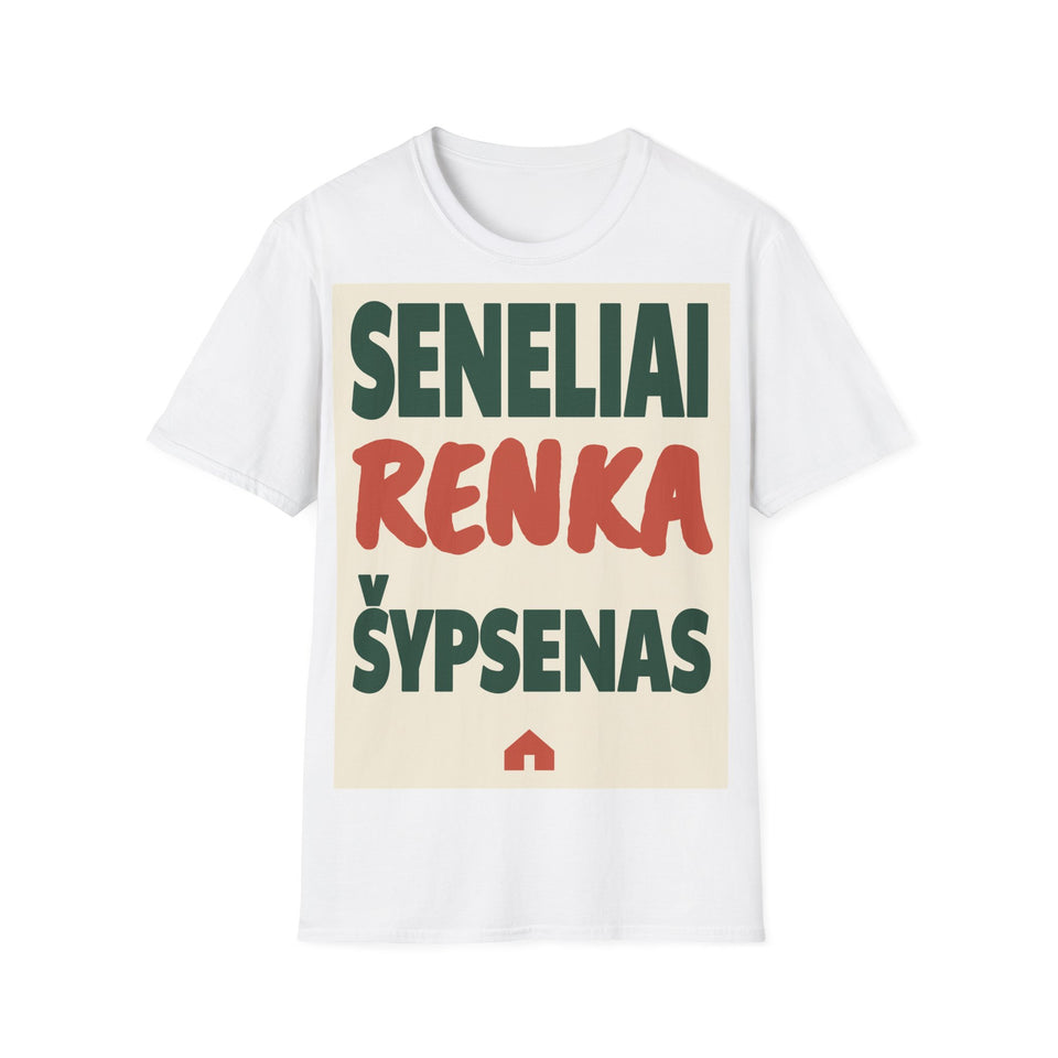 Seneliai renka šypsenas.