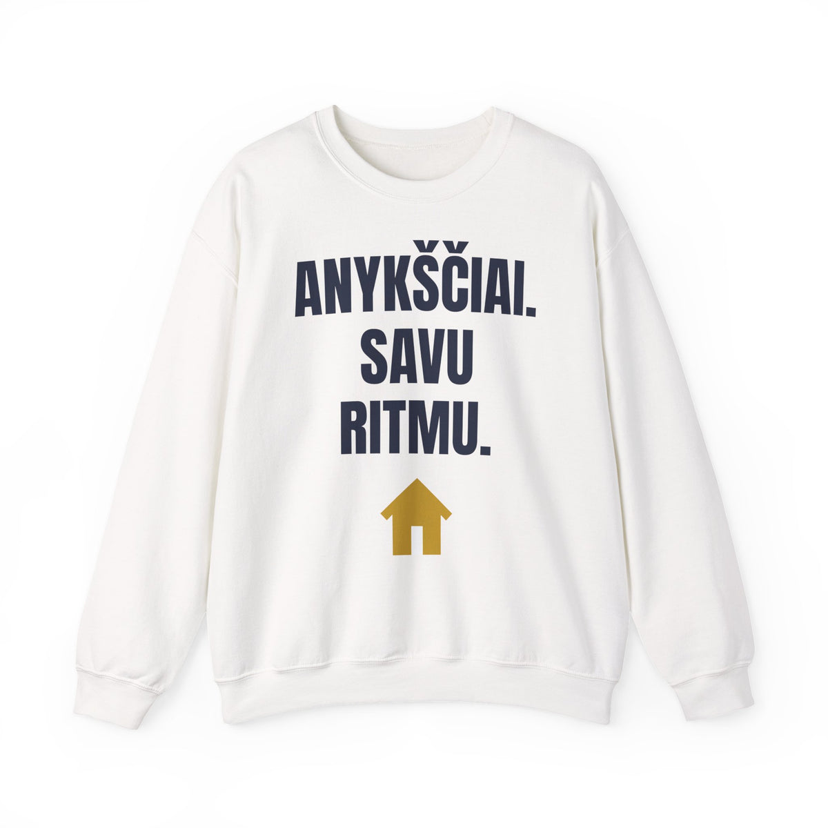 Anykščiai. Savu ritmu. — Džemperis, spauda priekyje