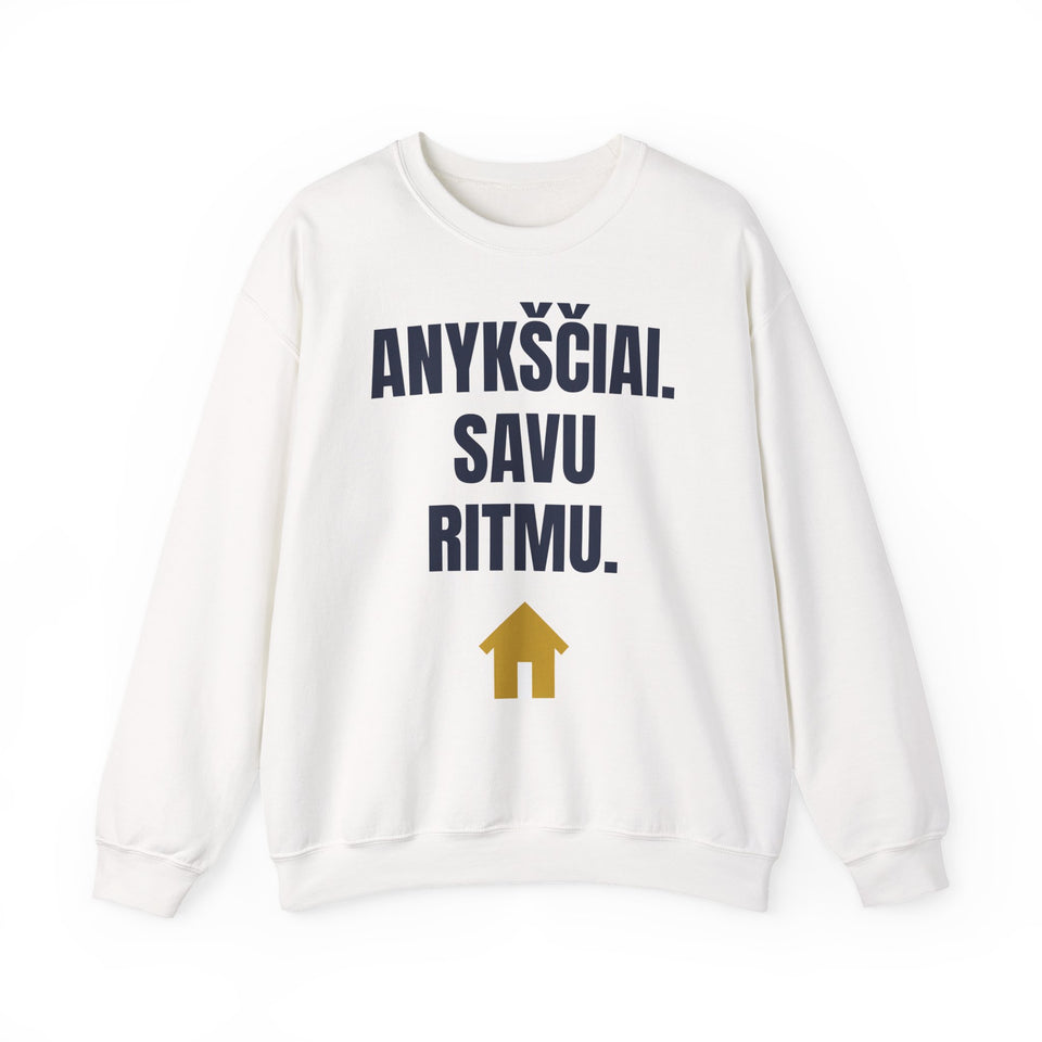 Anykščiai. Savu ritmu. — Džemperis, spauda priekyje