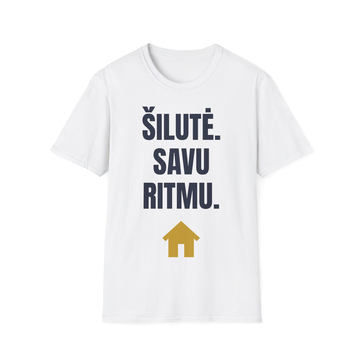 Šilutė. Savu ritmu. — Marškinėliai, spauda priekyje