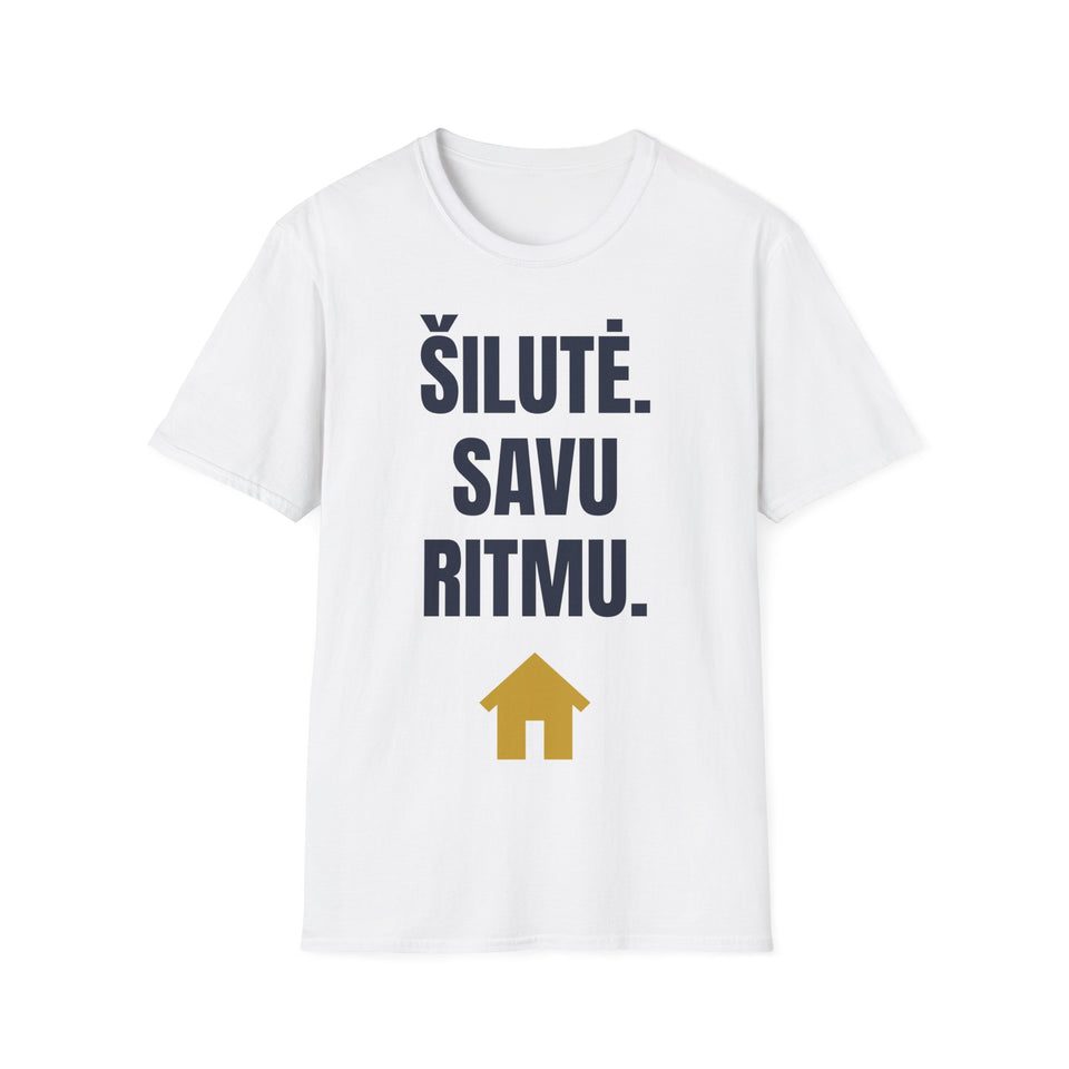 Šilutė. Savu ritmu. — Marškinėliai, spauda priekyje