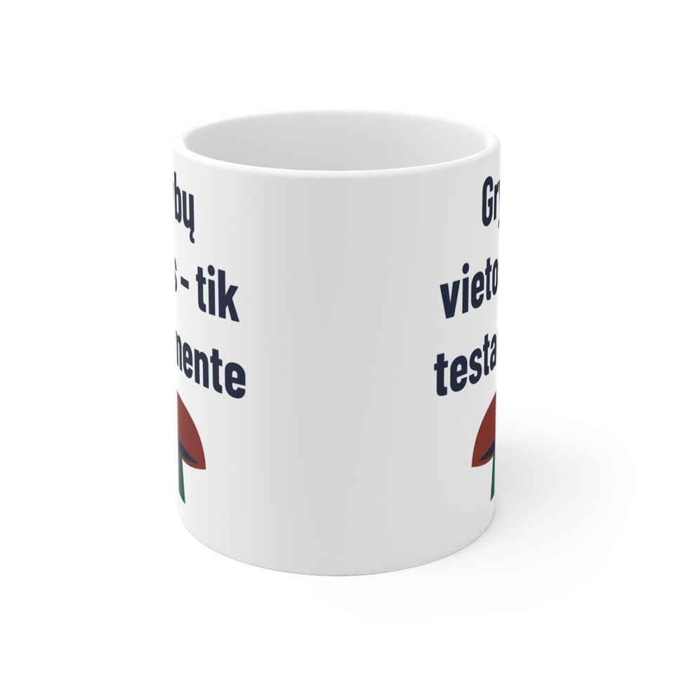 Grybų vietos – tik testamente
