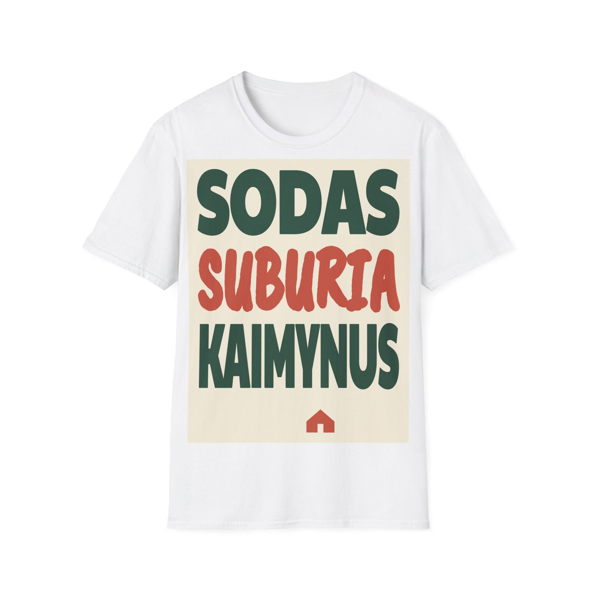 Sodas suburia kaimynus.