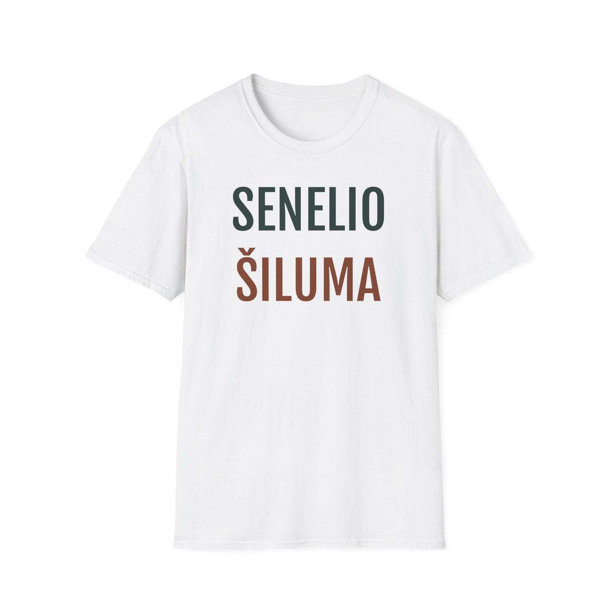 Marškinėliai „Senelio šiluma“ — gaminio maketas 1