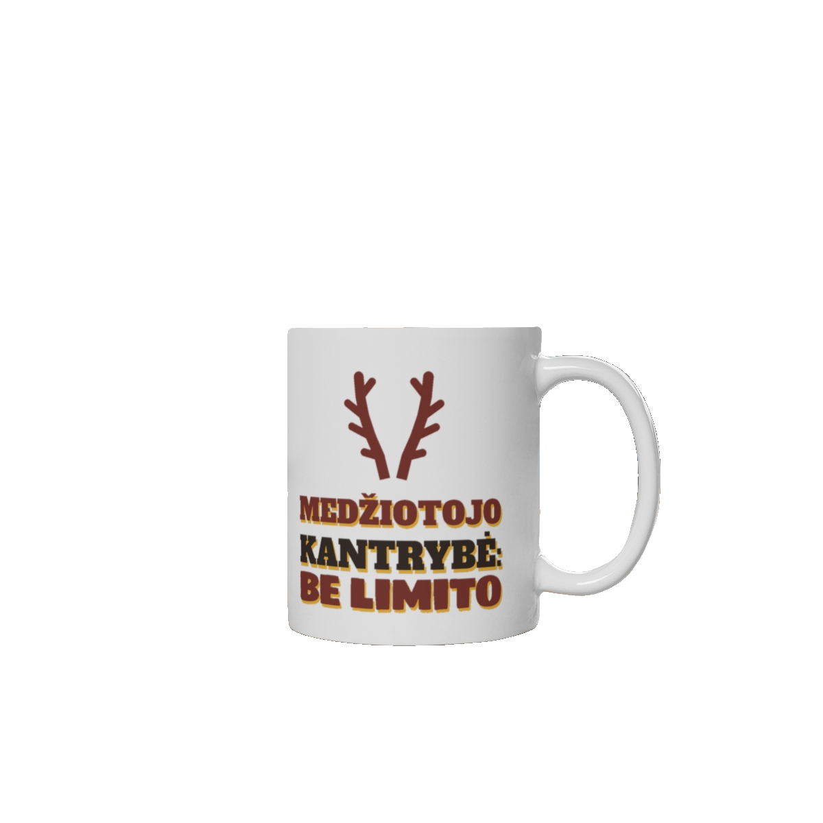 Puodelis „Medžiotojo kantrybė: be limito“ – vaizdas 3