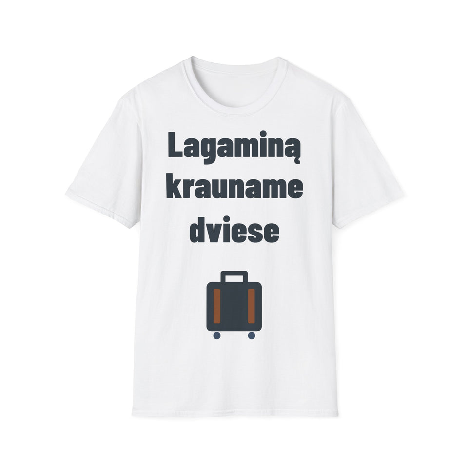 Lagaminą krauname dviese