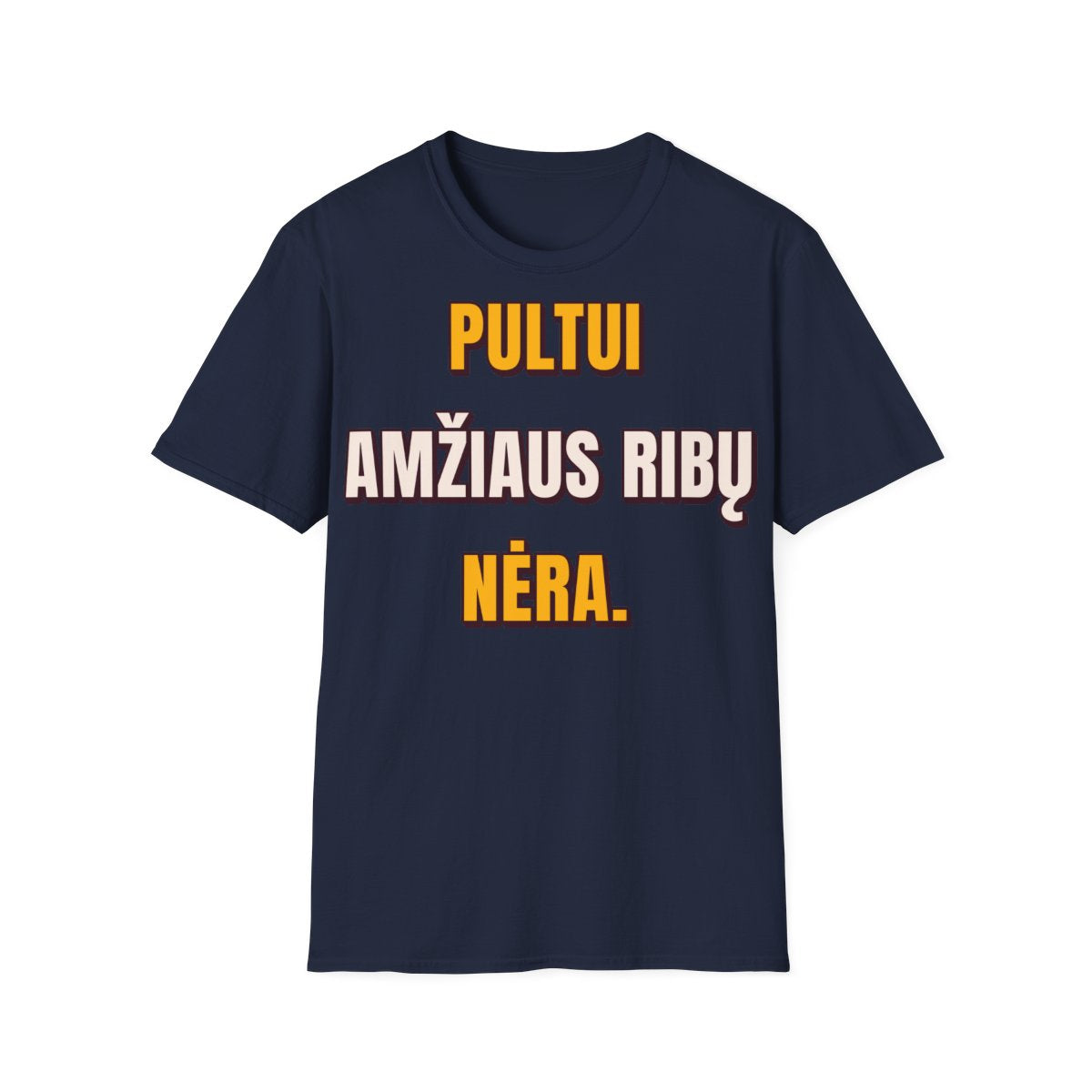 Pultą laikau be amžiaus ribos. · Marškinėliai · Tamsiai mėlyna